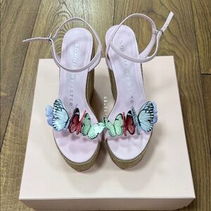 Sophia Webster Multicolor Butterfly Sandals